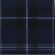 Medium Weight Hebridean Tartan Fabric - Dark Island Sky